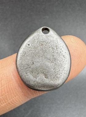 藏式手工天铁托甲象鼻神卡子侧挂吊坠文玩佛珠手串diy寒铁挂件