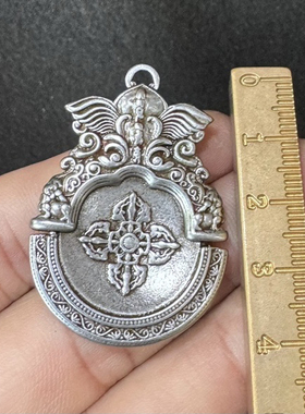 藏式新款西藏天铁金刚杵恶魔呓语寒铁吊坠挂坠手工复古民族风挂件