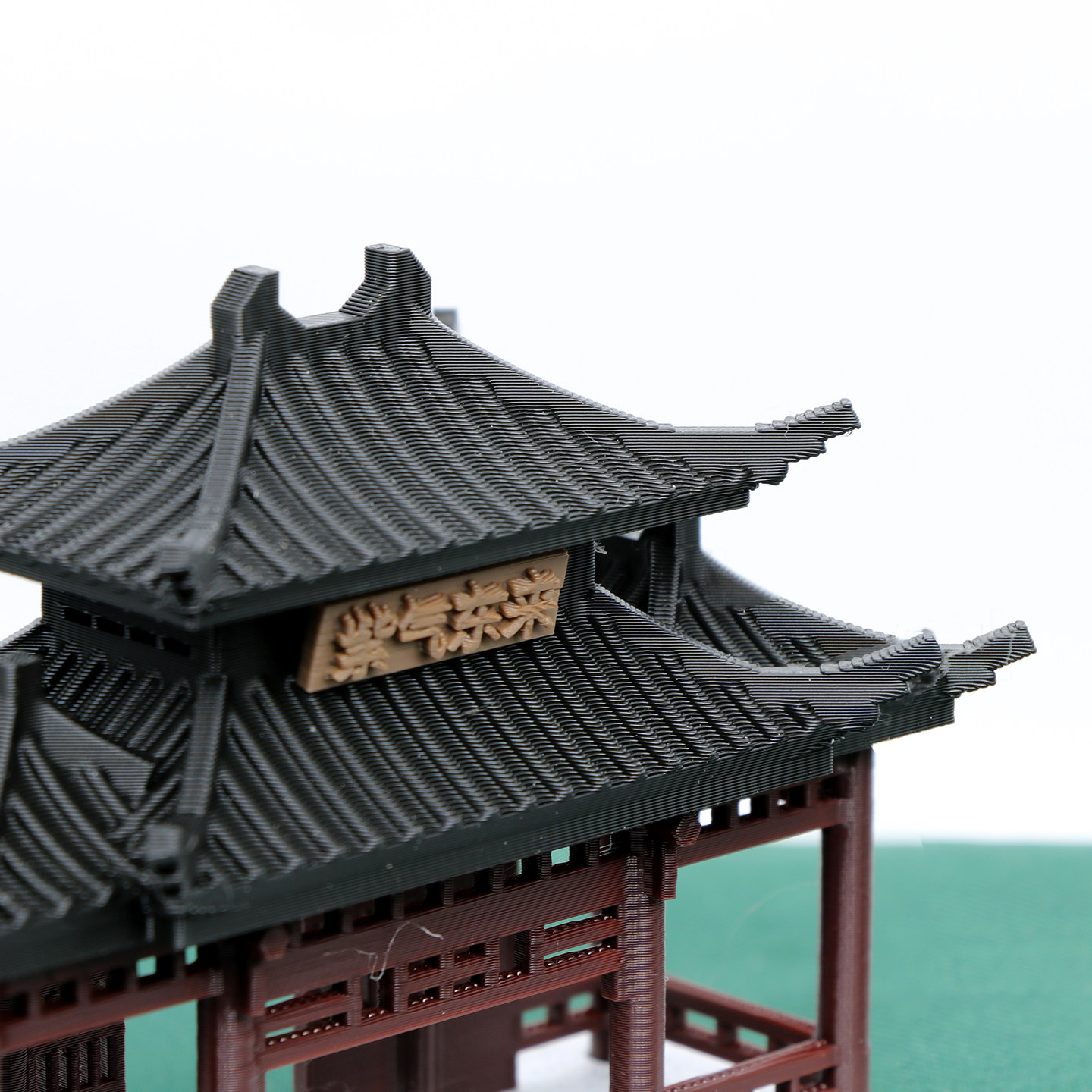 中式古典水陆缸鱼缸造景装饰摆件小门牌楼3D模型摆件建筑景观造景,淘宝优惠券,粉丝福利购,淘宝优惠卷