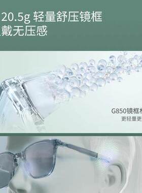 蕉下方形大框折叠墨镜FO31124