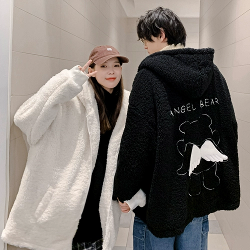 Tide, зимняя парная одежда для влюбленных, брендовый пуховик, утепленная демисезонная куртка, французский стиль, с медвежатами