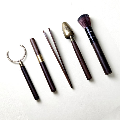 茶夹子功夫茶具配件茶杯防滑杯夹喝茶工具泡茶茶叶茶道镊子木茶夹 - 图2