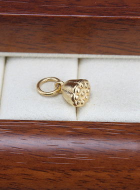 古法沙金18K吊坠配件材料