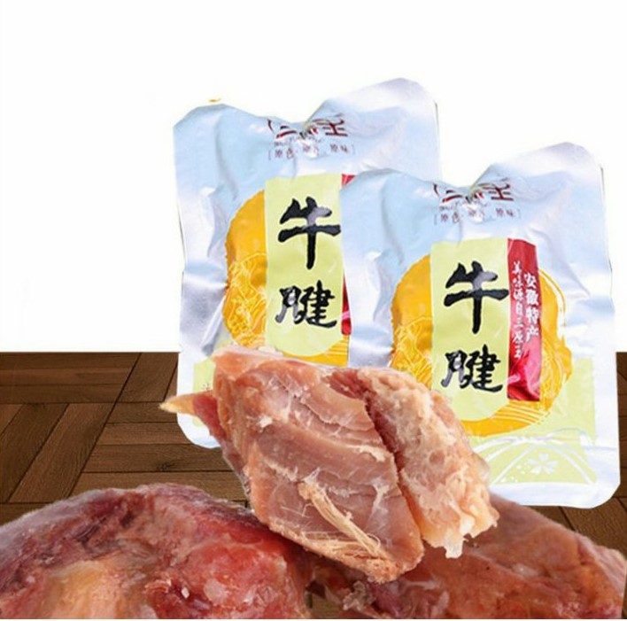 安徽阜阳特产三原王酱卤牛肉干代餐五香味香辣乾牛筋牛腱500g包邮-图2