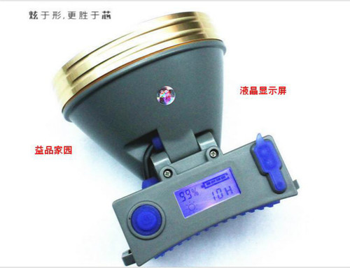 炫华胜HS-715显示屏LED锂电防水头灯进口芯片强光户外钓鱼灯矿灯 - 图0