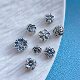 Sterling silver foot anemone rose flower butterfly love flower magnolia flower