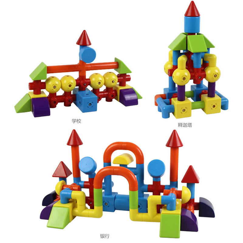 DDQ BLOCK韩国设计玩具磁力益智拼搭磁性积木四层套装136块,淘宝优惠券,粉丝福利购,淘宝优惠卷