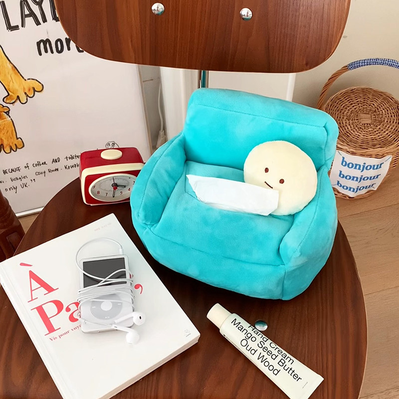 创意沙发纸巾盒可爱毛绒抽纸盒家用桌面抽纸盒高颜值餐巾纸收纳盒,淘宝优惠券,粉丝福利购,淘宝优惠卷