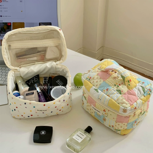 Милая косметичка, вместительная и большая сумка, портативная сумка-органайзер для путешествий