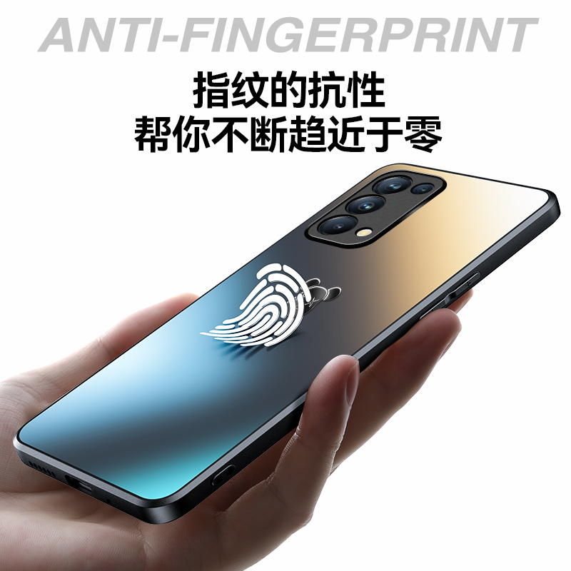 适用opporeno5手机壳新款opporeno5k磨砂卡通小熊高端全包防摔reno5pro外壳男女高级感轻薄手感简约保护套潮 - 图2