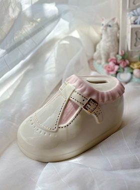 陶瓷可爱创意摆件粉色礼物