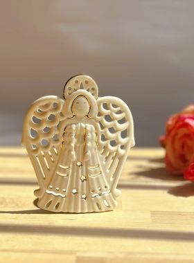 陶瓷浮雕镂空描金圣诞树