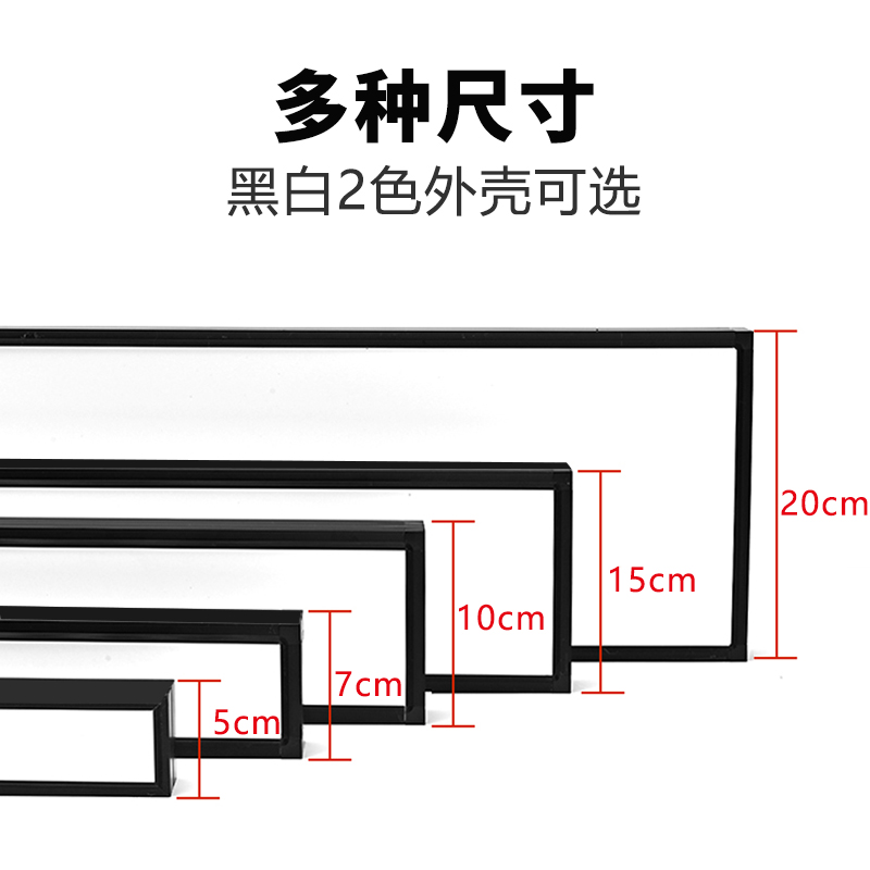 LED长条灯吊装7cm10专用方通灯办公室店铺超亮15公分中性光办公灯 - 图2