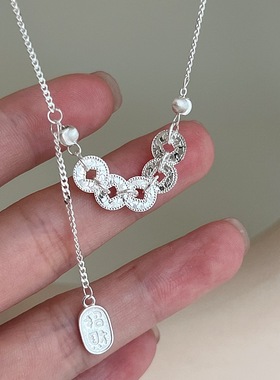 【两件包邮】高级感五帝流苏项链女重工时尚轻奢优雅锁骨链网红i