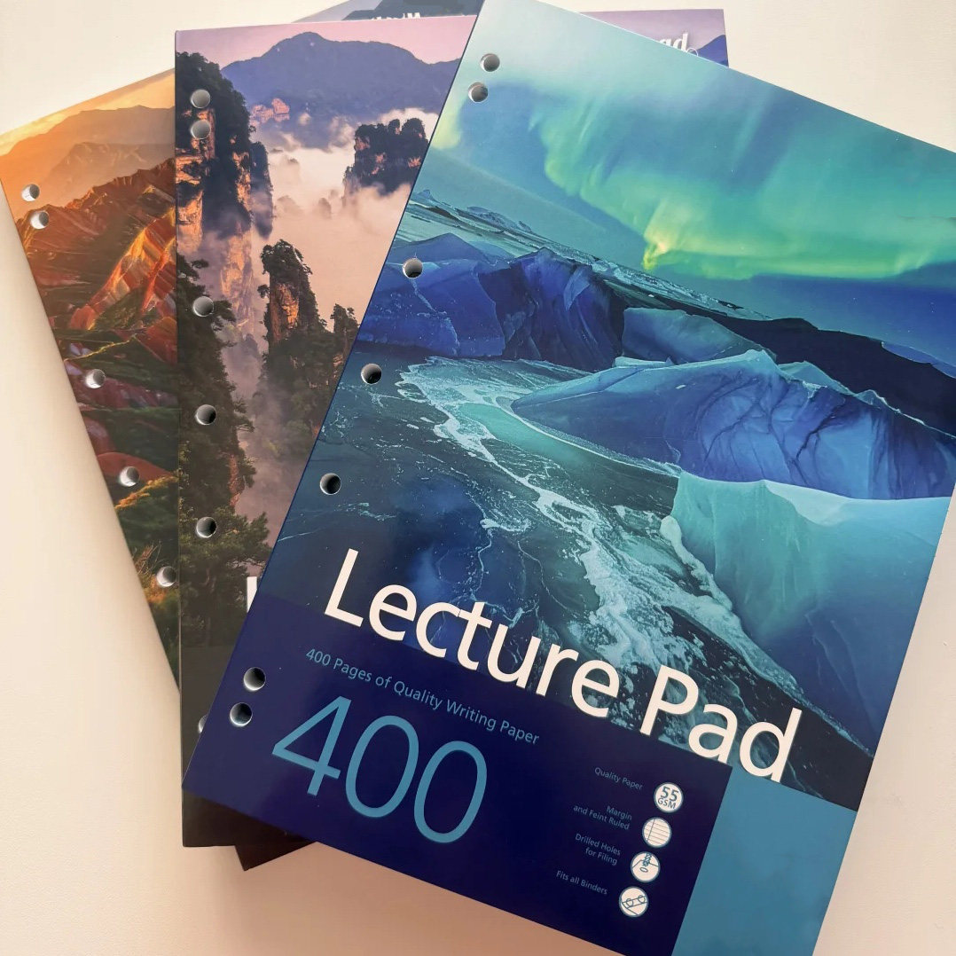 自然风景复古A4薄脆本400页横线内页美式笔记本学生记事本子考研,淘宝优惠券,粉丝福利购,淘宝优惠卷