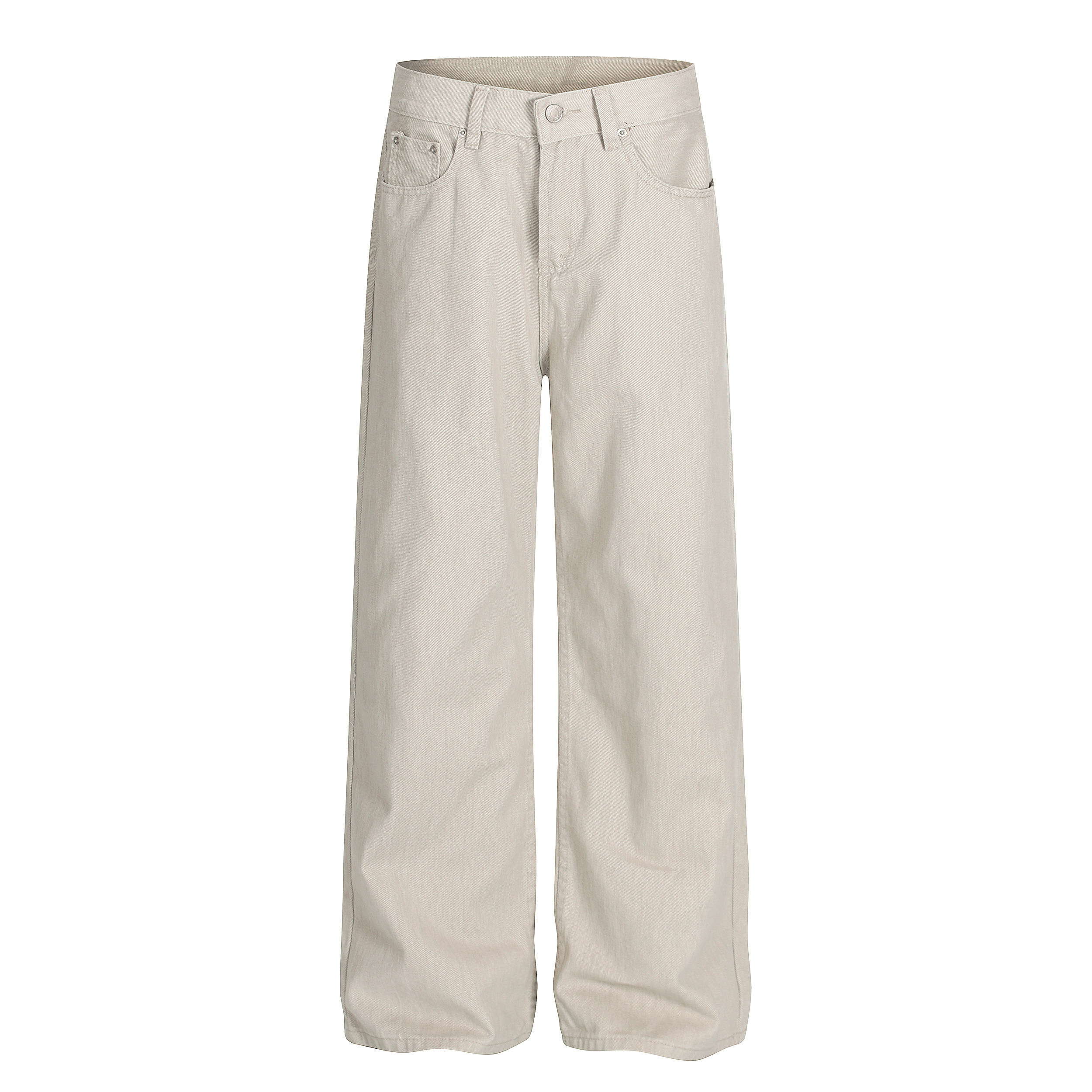 ALLIN 美式cleanfit弯刀牛仔裤男秋冬高街垂感宽松直筒阔腿长裤子,淘宝优惠券,粉丝福利购,淘宝优惠卷