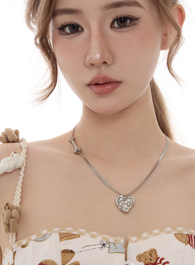 「BG官方」心形珍珠ins风格轻奢高级感女款项链 新品简约小众设计