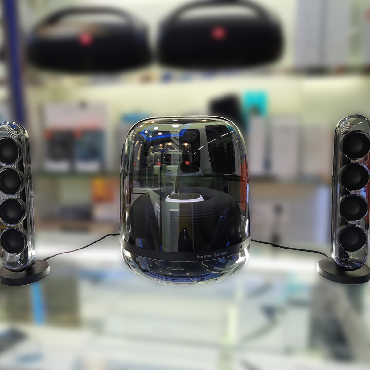 harman kardon/哈曼·卡顿 Soundsticks4水晶4低音炮无线蓝牙音箱 - 图0