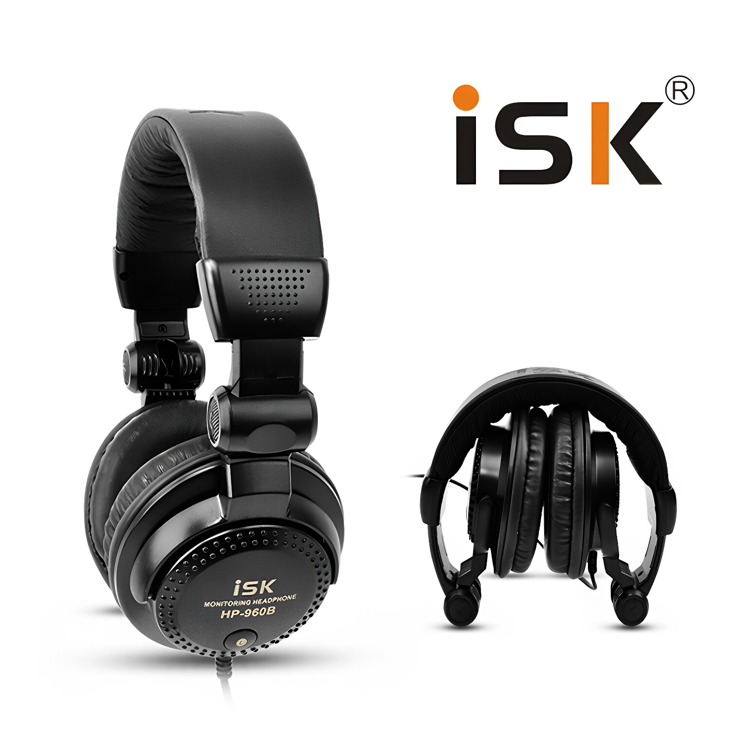 ISK HP-960B电脑头戴式耳机有线专业dj监听hifi网络k歌yy主播3米