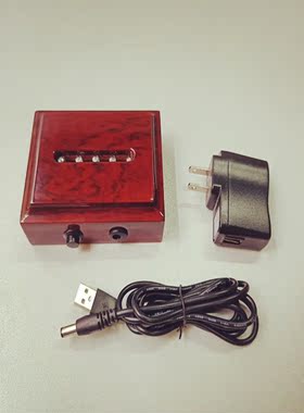 木质灯座发光摆件水晶内雕