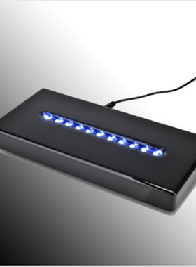 长方形3D内雕摆件木质发光底座