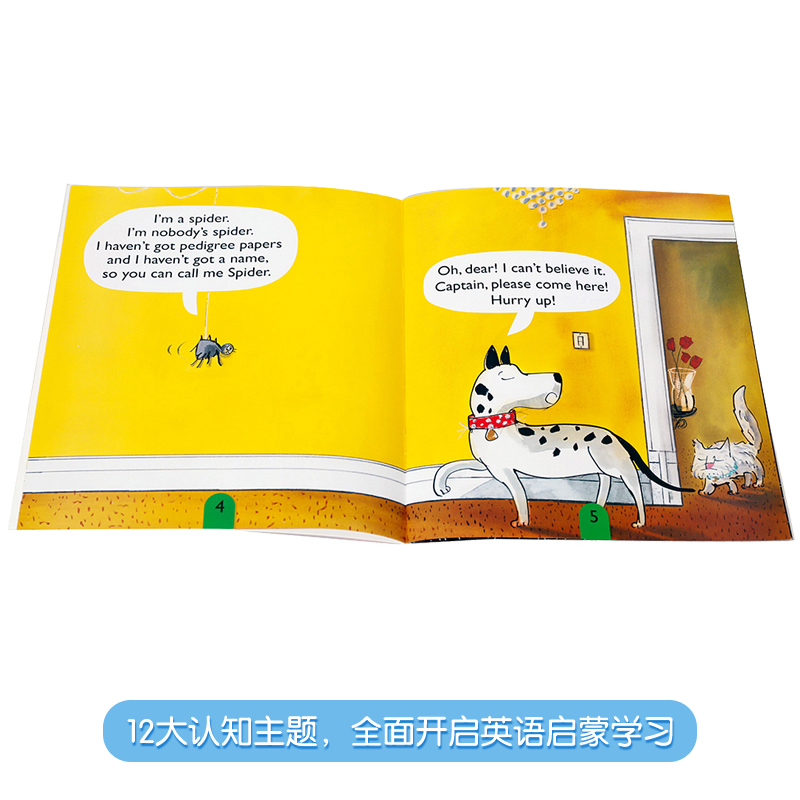 【乐乐趣旗舰店】幼儿英语启蒙有声绘本全12册 分级阅读 边听边学 2-3-4-5岁 英语启蒙 帮助记忆 快乐学习