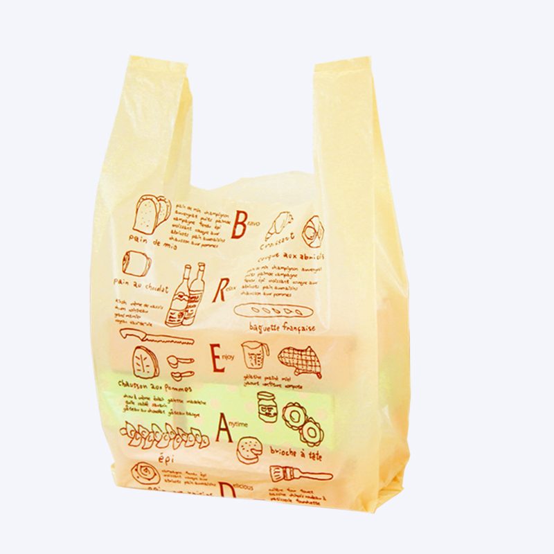 黄色超市袋 背心袋 塑料袋 购物袋 手提袋 马夹袋 港货包装胶袋子 - 图3