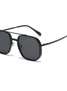 偏光双梁多边形太阳镜男女大墨镜