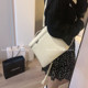 Axin yolo leather high quality white backpack