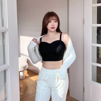 2023 plus size women's beautiful backless non-slip tube top strapless large cup bra solid color enlargement slimming trend