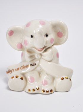 出口宝贝小象男宝宝女宝宝与陶瓷