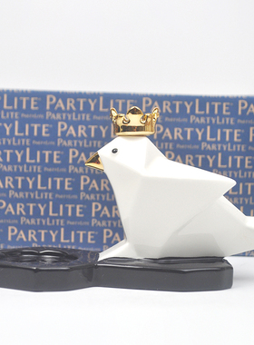 PARTYLITE折纸小鸟王子装饰烛台