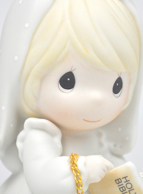 小女孩陶瓷装饰摆件礼物