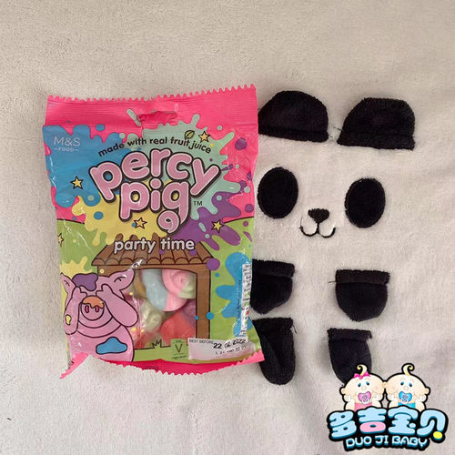 英国零食Marks Spencer玛莎M&S Percy Pig小猪果汁味橡皮软糖qq糖 - 图1