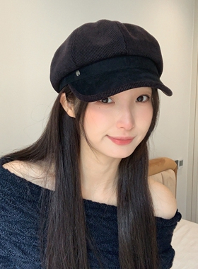 新款秋冬气质复古贝雷帽女韩系