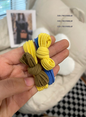 ins糖果色蝴蝶结弹力头发绳