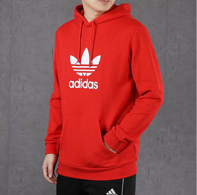 Adidas ເສື້ອຢືດ hoodie pullover ຜູ້ຊາຍ