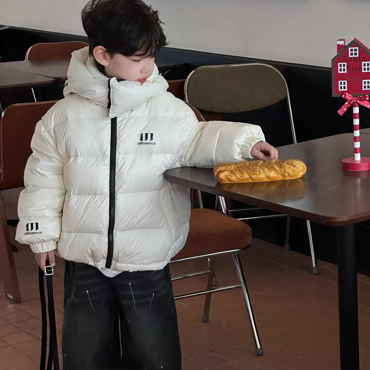 貌貌妈家2025冬季新款韩版儿童加厚棉袄男女童高级感保暖羽绒服潮,淘宝优惠券,粉丝福利购,淘宝优惠卷