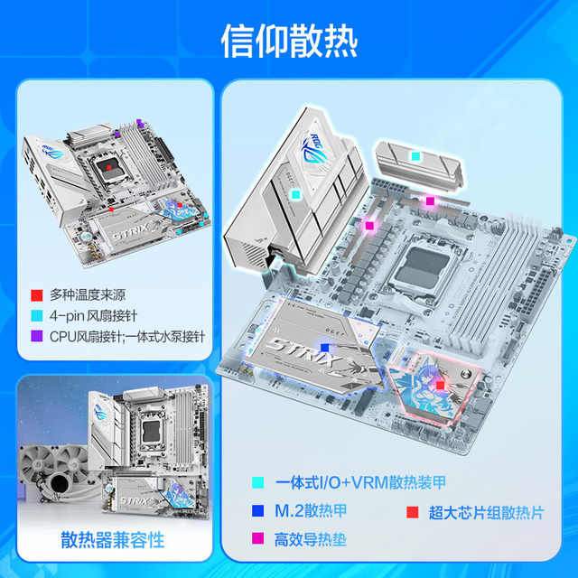 ROG STRIX B850-G GAMING WIFI S Xiaofuxue motherboard CPU 9700X/9800X3D/