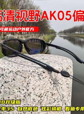 AK10升级版AK05偏光镜眼镜找鱼看鱼看漂路亚专用太阳镜X10防爆镜