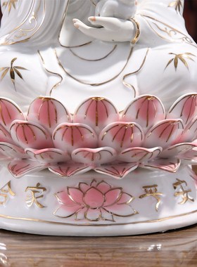 陶瓷菩萨神像包邮送子观音