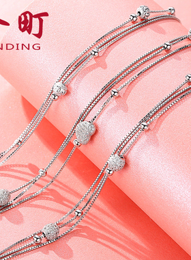 金町转运珠手链女款纯银小众轻奢个性水晶手串招桃花2025年新款