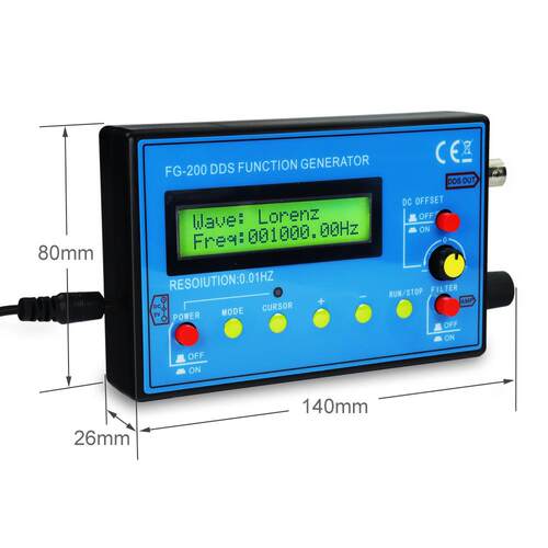 FG-200DDS信号发生器0.01HZ-500KH7.83Function Signal Genertor - 图0