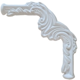 Гипс -линия угловой цветочный фоновый фона стена поворота угловая резьба европейская в стиле гостиная