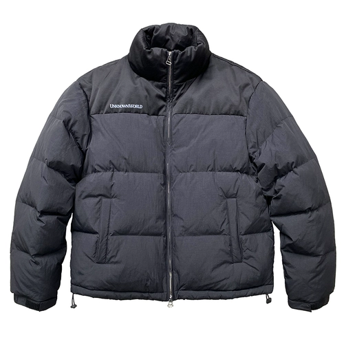 Неизвестный мир FW21 White Duck Down Down Slogan Print