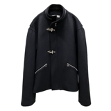 Неизвестный мир FW21 Тяжелая шерстяная шерстяная пряжка на молнии