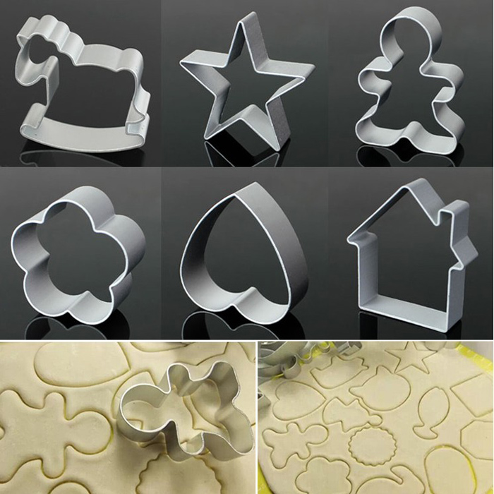铝制金属立体卡通饼干模具 饼干印 烘焙工具 粘土底座DIY手工切模 - 图0