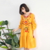 2019 Thái Lan Thương hiệu phụ nữ gió quốc gia công việc nặng nề thêu retro áo dài du lịch kỳ nghỉ bãi biển váy - váy đầm váy len mùa đông váy đầm