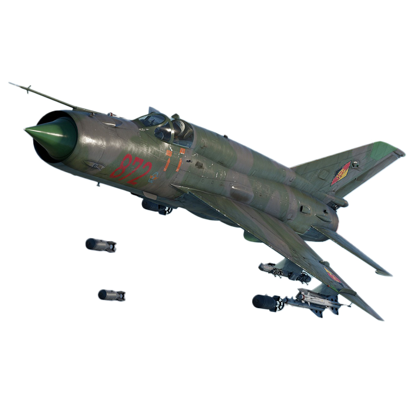 War thunder 战争雷霆 德国  MiG21bis Lazur-M蓝天礼包 追风蜗牛 - 图3