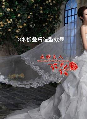 新娘结婚主婚纱拍照旅拍头饰头纱